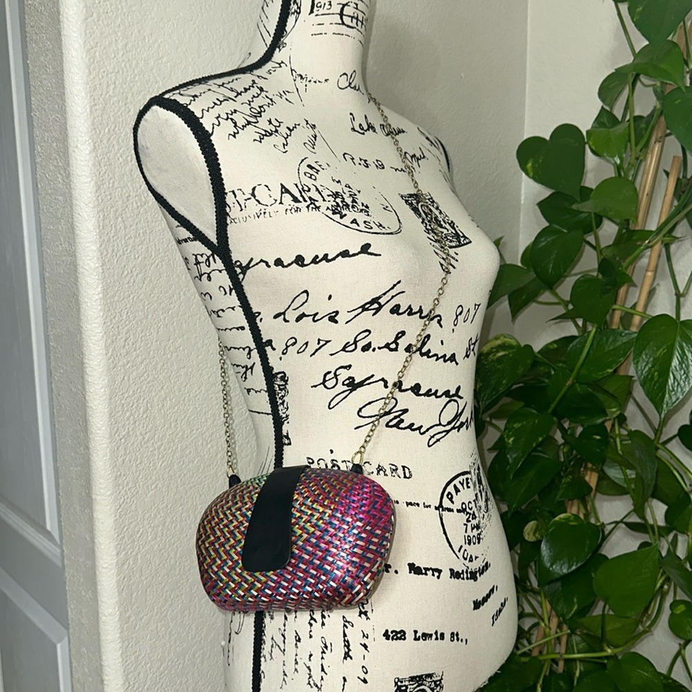 Desenyo‎ Buntal Straw Purse/Clutch